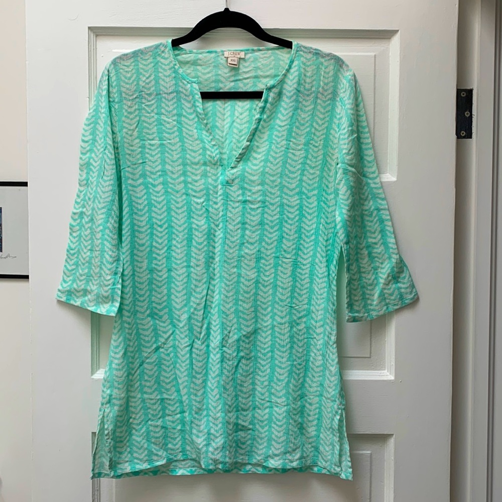 J. Crew XXS Turquoise Tunic
